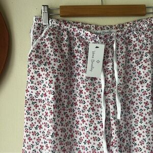 VERA BRADLEY‎ floral satin pajama pants Women's SIZE SMALL new
